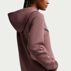 NIKE Sportswear Tech Fleece Kapuzenjacke Damen 502 - tattoo/black S