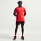 NIKE Stride Dri-FIT ADV kurzarm Laufshirt Herren 696 - lt crimson/reflective silv S