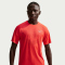 NIKE Stride Dri-FIT ADV kurzarm Laufshirt Herren 696 - lt crimson/reflective silv S