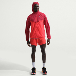 NIKE UV Stride Dri-FIT Laufjacke Herren 614 - team crimson/lt crimson/reflective silv XL