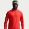 NIKE Stride Dri-FIT 1/2-Zip Midlayer Laufshirt Herren 696 - lt crimson/reflective silv S