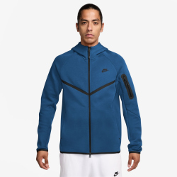NIKE Tech Fleece Windrunner Kapuzenjacke 476 - court blue/black M