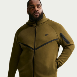 NIKE Tech Fleece Windrunner Kapuzenjacke 368 - olive flak/black XXL