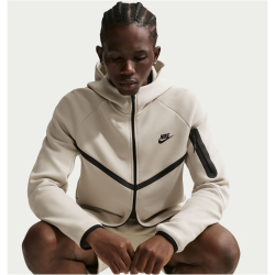 NIKE Tech Fleece Windrunner Kapuzenjacke 236 - cream ii/black M