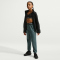 NIKE Pro Dri-FIT Fleece Jogginghose Mädchen 382 - mineral slate/mineral slate/black/white S (128-137 cm)