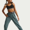 NIKE Pro Dri-FIT Fleece Jogginghose Mädchen 382 - mineral slate/mineral slate/black/white L (146-156 cm)