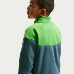 NIKE Sportswear Dri-FIT Trainingsanzug Kinder 382 - mineral slate/mean green/white XL (158-170 cm)