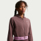NIKE Pro Dri-FIT Fleece Hoodie Mädchen 502 - tattoo/tattoo/lt magenta/white S (128-137 cm)