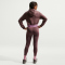 NIKE Pro Dri-FIT Fleece Hoodie Mädchen 502 - tattoo/tattoo/lt magenta/white M (137-146 cm)