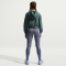 NIKE Pro Dri-FIT Fleece Hoodie Mädchen 382 - mineral slate/mineral slate/black/white M (137-146 cm)