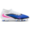NIKE Phantom 6 High Academy FG/MG Fußballschuhe Herren 446 - racer blue/pink blast-white 36.5