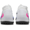 NIKE Phantom 6 High Academy TF Multinocken-Fußballschuhe Herren 446 - racer blue/pink blast-white 40