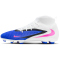 NIKE Phantom 6 High Club FG/MG Fußballschuhe 446 - racer blue/pink blast-white 43