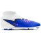 NIKE Phantom 6 High Club FG/MG Fußballschuhe 446 - racer blue/pink blast-white 43