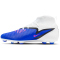 NIKE Phantom 6 High Club FG/MG Fußballschuhe 446 - racer blue/pink blast-white 43