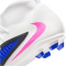 NIKE Phantom 6 High Club FG/MG Fußballschuhe 446 - racer blue/pink blast-white 43