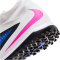 NIKE Jr. Phantom 6 Academy TF Multinocken-Fußballschuhe Kinder 446 - racer blue/pink blast-white 32
