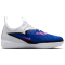 NIKE Jr. Phantom 6 Academy IC Fußballschuhe Kinder 446 - racer blue/pink blast-white 32