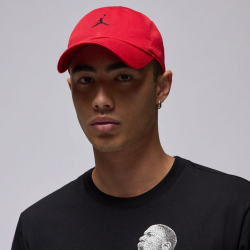 NIKE Jordan Club Unstructured Cap 687 - gym red/black S/M