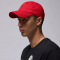 NIKE Jordan Club Unstructured Cap 687 - gym red/black S/M
