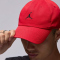 NIKE Jordan Club Unstructured Cap 687 - gym red/black S/M