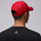 NIKE Jordan Club Unstructured Cap 687 - gym red/black S/M