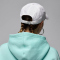 NIKE Jordan Club Unstructured Cap 100 - white/black S/M
