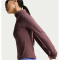 NIKE Swift Dri-FIT UV 1/2-Zip Laufshirt Damen 502 - tattoo/reflective silv S