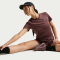 NIKE Swift Dri-FIT kurzarm Laufshirt Damen 502 - tattoo/reflective silv M