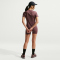 NIKE Swift Dri-FIT kurzarm Laufshirt Damen 502 - tattoo/reflective silv M
