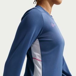 NIKE Academy Dri-FIT Crew-Neck langarm Fußball Trainingsshirt Damen 461 - mystic navy/white/pinksicle/pinksicle S