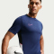 NIKE Academy Dri-FIT Fußball kurzarm Trainingsshirt Herren 493 - blue void/black/white/pinksicle S