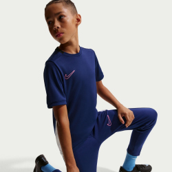 NIKE Academy 25 Dri-FIT kurzarm Trainingsshirt Kinder 493 - blue void/black/white/pinksicle S (128-137 cm)