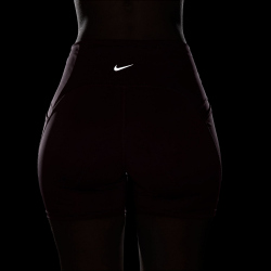 NIKE Swift High-Waist 4" Laufshorts Damen 502 - tattoo/reflective silv S
