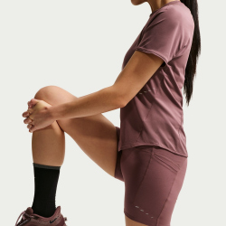 NIKE Swift High-Waist 4" Laufshorts Damen 502 - tattoo/reflective silv S