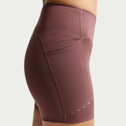 NIKE Swift High-Waist 4" Laufshorts Damen 502 - tattoo/reflective silv S