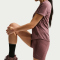 NIKE Swift High-Waist 4" Laufshorts Damen 502 - tattoo/reflective silv S