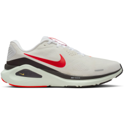 NIKE Structure 26 Laufschuhe Herren 106 - white/bright crimson-medium ash 39