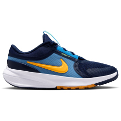 NIKE Star Runner 5 Laufschuhe Kinder 403 - midnight navy/laser orange 36.5