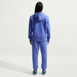 NIKE Sportswear Phoenix Fleece Hoodie Damen 460 - lt medium blue/sail S