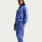 NIKE Sportswear Phoenix Fleece Hoodie Damen 460 - lt medium blue/sail S