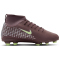 NIKE Jr. Mercurial Superfly Club Kylian Mbappé FG/MG Fußballschuhe Kinder 200 - plum eclipse/metallic silver 32