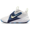 NIKE Team Hustle D Basketballschuhe Kinder 104 - summit white/volt tint-midnight navy 28