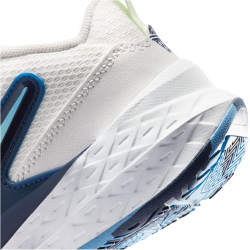 NIKE Team Hustle D Basketballschuhe Kinder 104 - summit white/volt tint-midnight navy 32