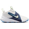 NIKE Team Hustle D Basketballschuhe Kinder 104 - summit white/volt tint-midnight navy 32