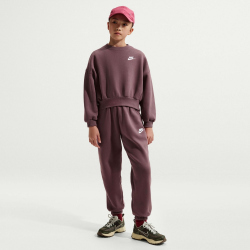 NIKE Sportswear Club Fleece Boxy Crewneck Sweatshirt Mädchen 502 - tattoo/tattoo/white L (146-156 cm)