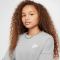NIKE Sportswear Club Fleece Boxy Crewneck Sweatshirt Mädchen 063 - dk grey heather/white L (146-156 cm)