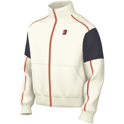 NIKE Court Heritage Tennis Trainingsjacke Herren 133 - sail/turf orange XXL