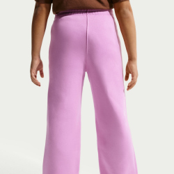 NIKE Sportswear Club Fleece Wide Leg Jogginghose Mädchen 503 - lt magenta/lt magenta/white XS (122-128 cm)