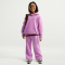 NIKE Sportswear Club Fleece Wide Leg Jogginghose Mädchen 503 - lt magenta/lt magenta/white XS (122-128 cm)